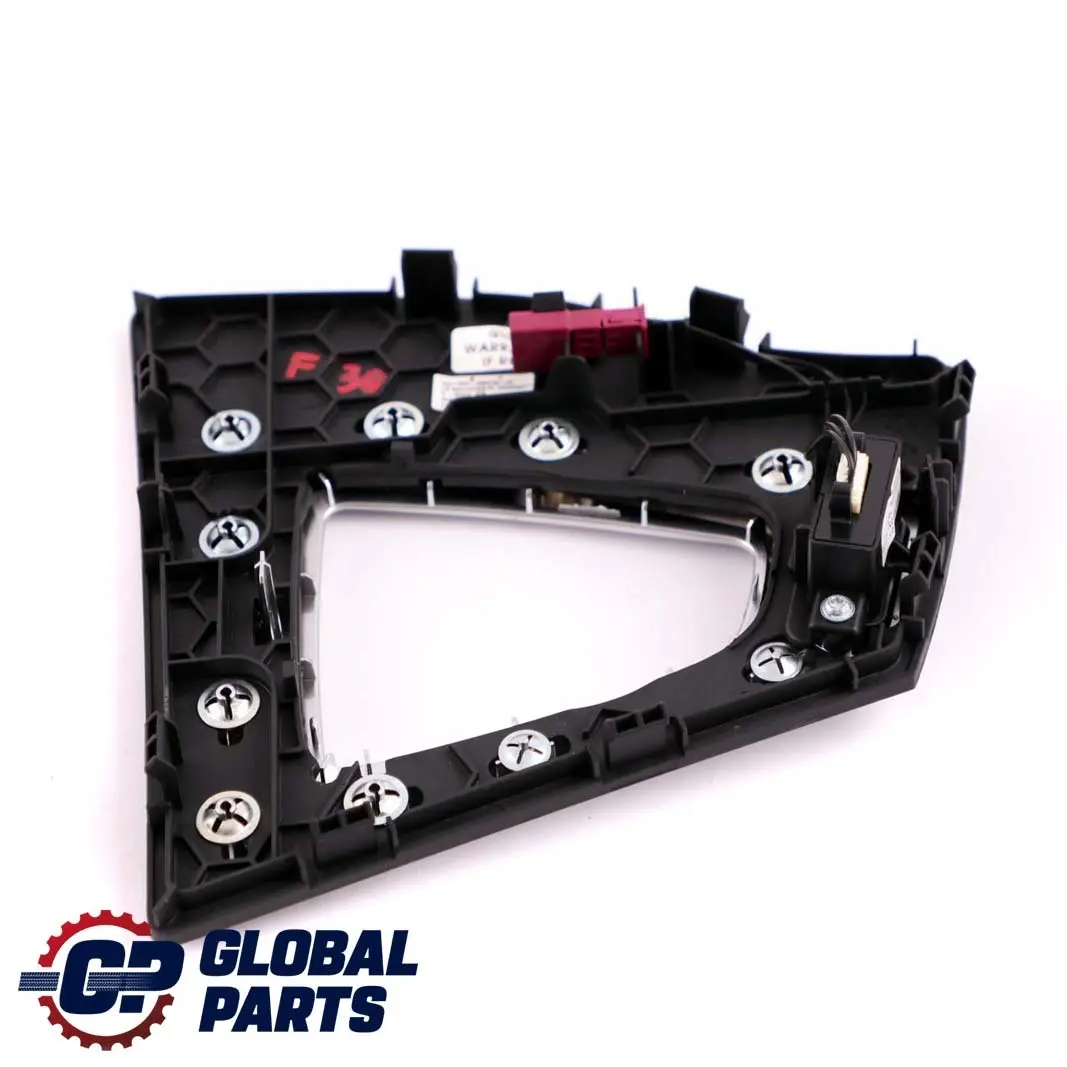 Panel Gear Selector Switch Gearbox to BMW 3 F30 LCI 330e Hybrid Cover with Part number 9368700 BMW 3 F30 LCI 330e Hybrid Cover Panel Gear Selector Switch Gearbox - SKU rhd-9368700 - Part number 9368700