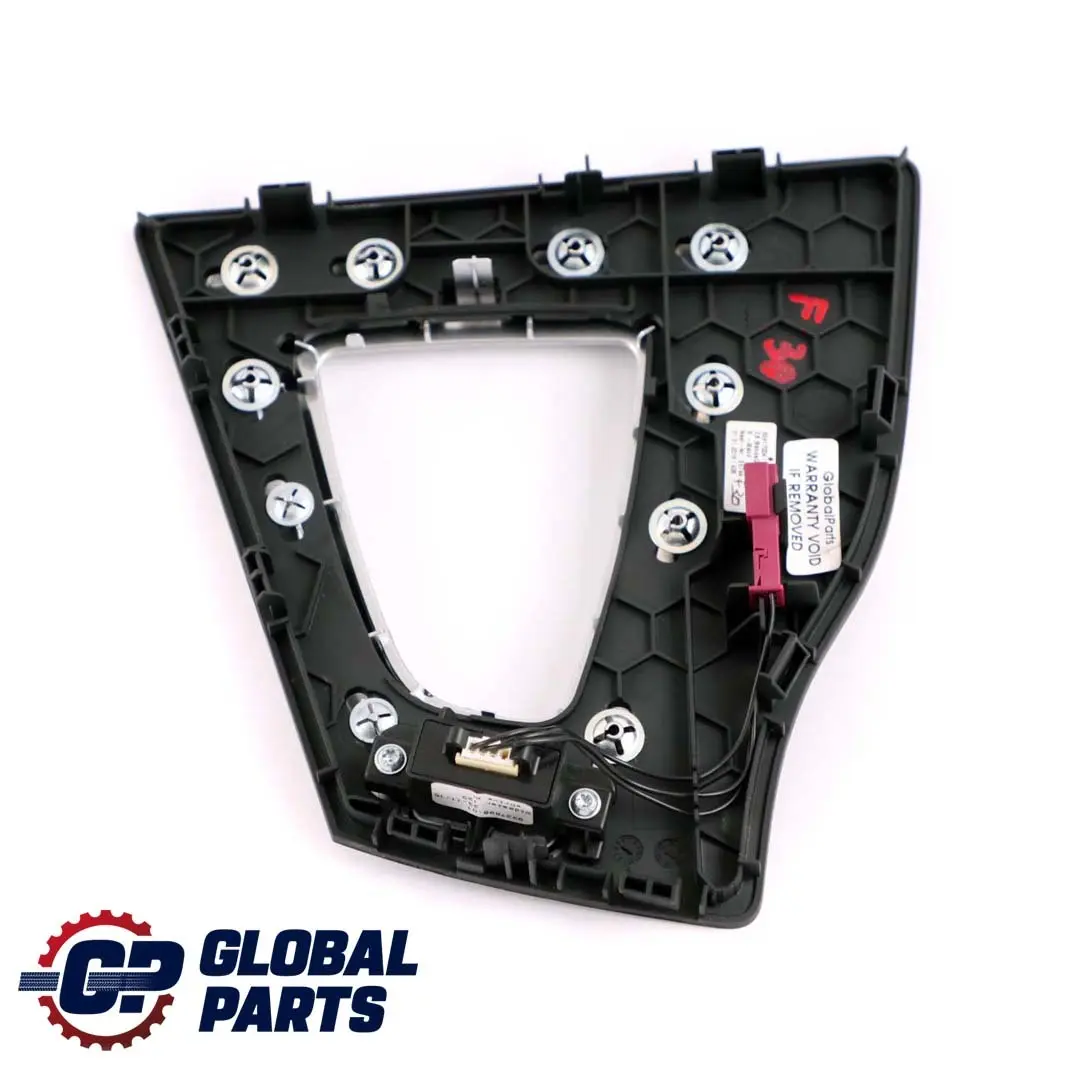 Panel Gear Selector Switch Gearbox to BMW 3 F30 LCI 330e Hybrid Cover with Part number 9368700 BMW 3 F30 LCI 330e Hybrid Cover Panel Gear Selector Switch Gearbox - SKU rhd-9368700 - Part number 9368700