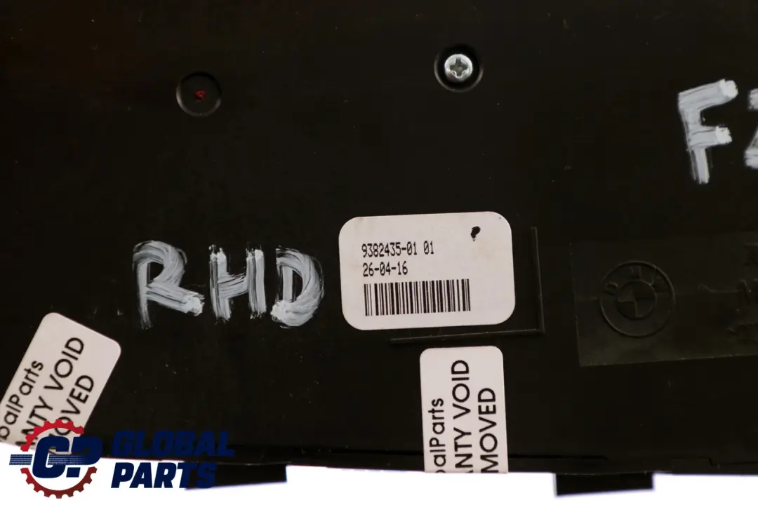 Front Left N/S Passenger Seat Switch to BMW F20 F30 F31 with Part number 9382435 BMW F20 F30 F31 Front Left N/S Passenger Seat Switch - SKU RHD-9382435 - Part number 9382435