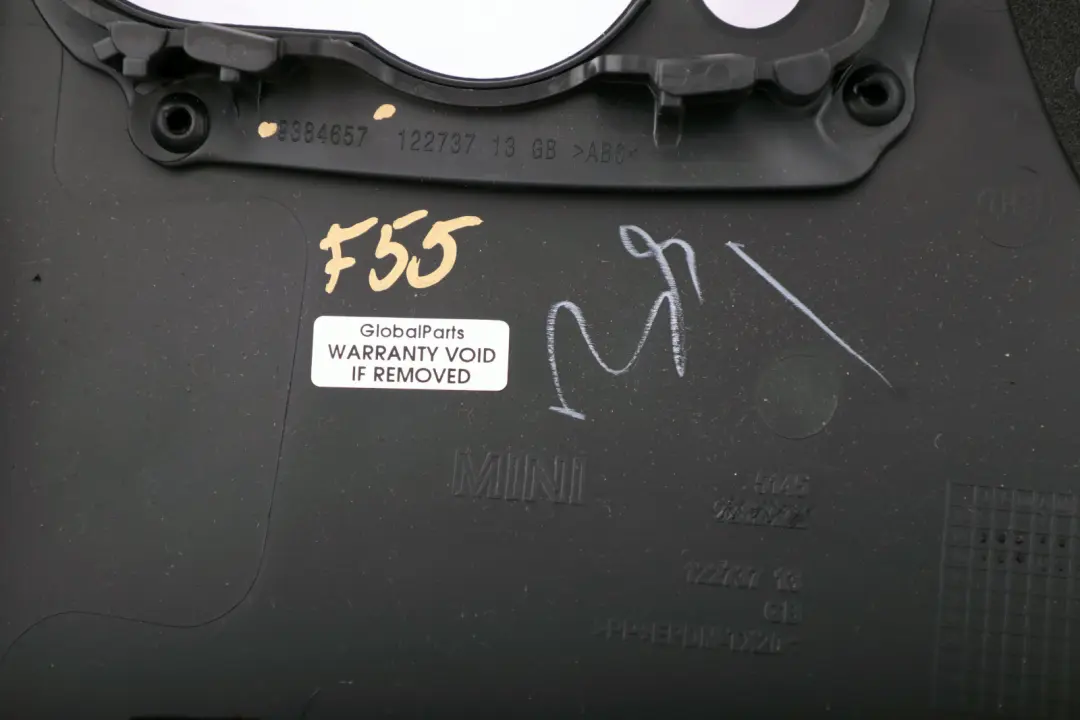BMW Mini F55 F56 F57 Trim Panel Instrument Panel Driverside Bottom Black - SKU rhd-9384657 - Part number 9384657