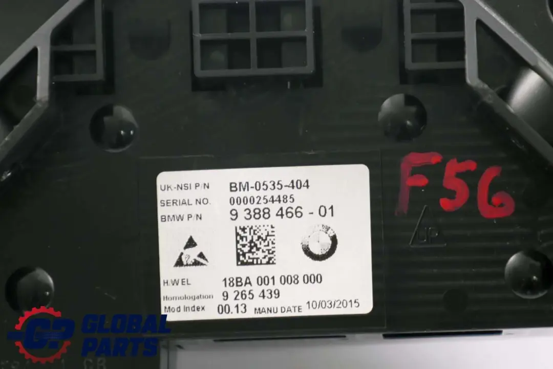 Speedometer Speedo Clock Instrument Cluster 6843996 to Mini Cooper D F55 F56 with Part number 9388466 Mini Cooper D F55 F56 Speedometer Speedo Clock Instrument Cluster 6843996 - SKU rhd-9388466 - Part number 9388466