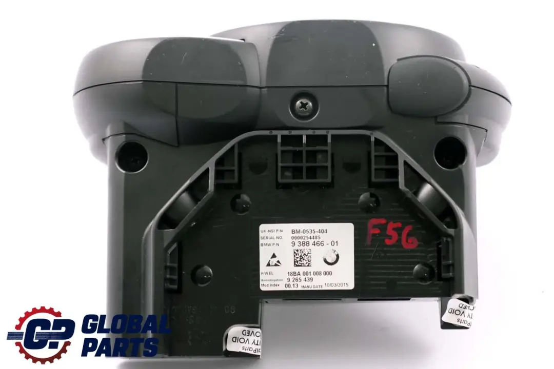 Speedometer Speedo Clock Instrument Cluster 6843996 to Mini Cooper D F55 F56 with Part number 9388466 Mini Cooper D F55 F56 Speedometer Speedo Clock Instrument Cluster 6843996 - SKU rhd-9388466 - Part number 9388466