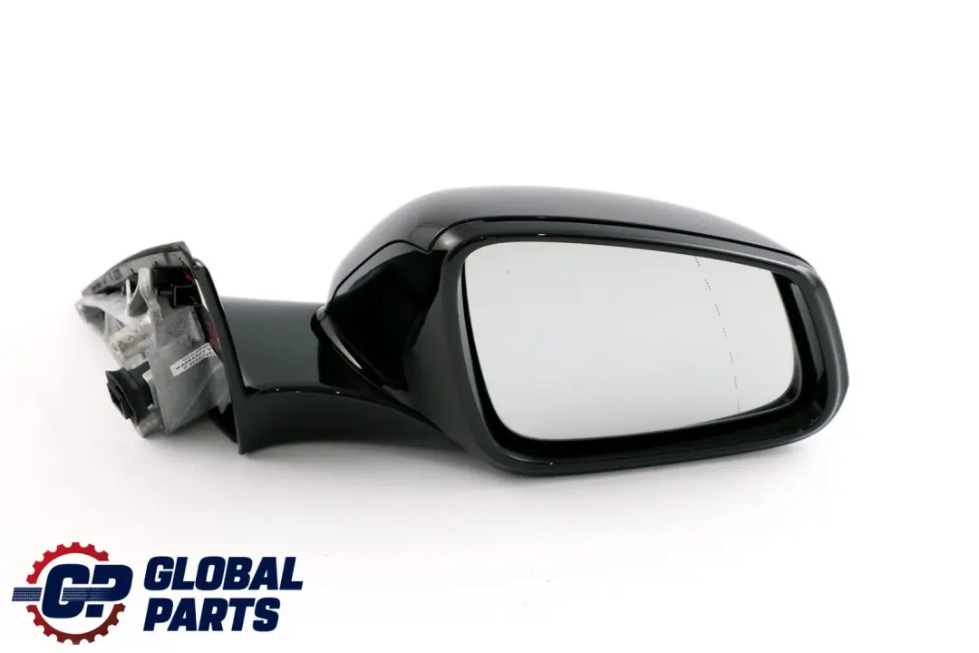 BMW 1 Series F40 Heated Right Wing Mirror O/S High Gloss Schwarz 2 Black 668 - SKU rhd-9448492-SCH - Part number 9448492