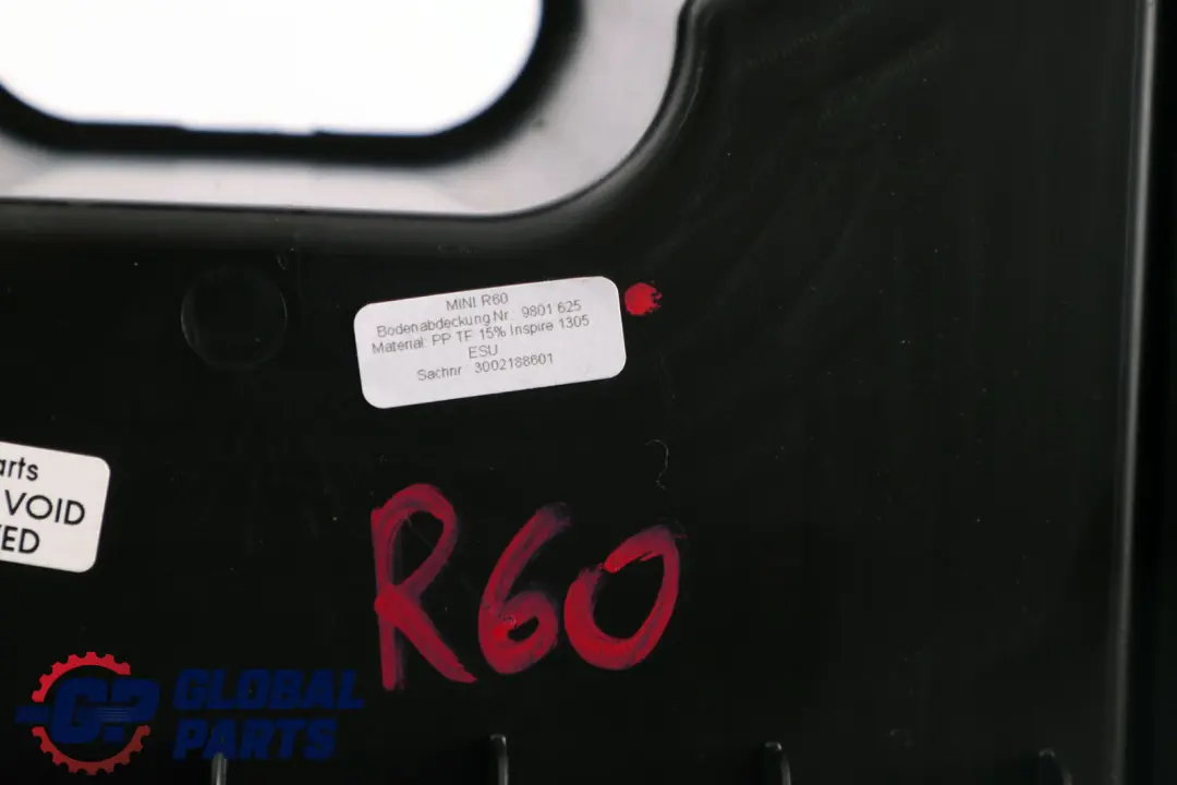 Mini Cooper R60 Center Console Cover Trim Cup Holder Black - SKU rhd-9801625 - Part number 9801625