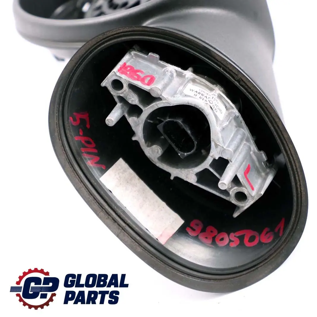 Countyman R60 Heated Left Base Wing Mirror Door N/S Black 5 Pins to Mini with Part number 9805061 Mini Countyman R60 Heated Left Base Wing Mirror Door N/S Black 5 Pins - SKU RHD-9805061 - Part number 9805061