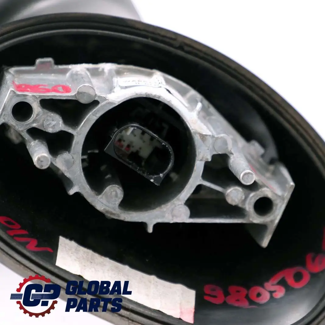 Countyman R60 Heated Left Base Wing Mirror Door N/S Black 5 Pins to Mini with Part number 9805061 Mini Countyman R60 Heated Left Base Wing Mirror Door N/S Black 5 Pins - SKU RHD-9805061 - Part number 9805061