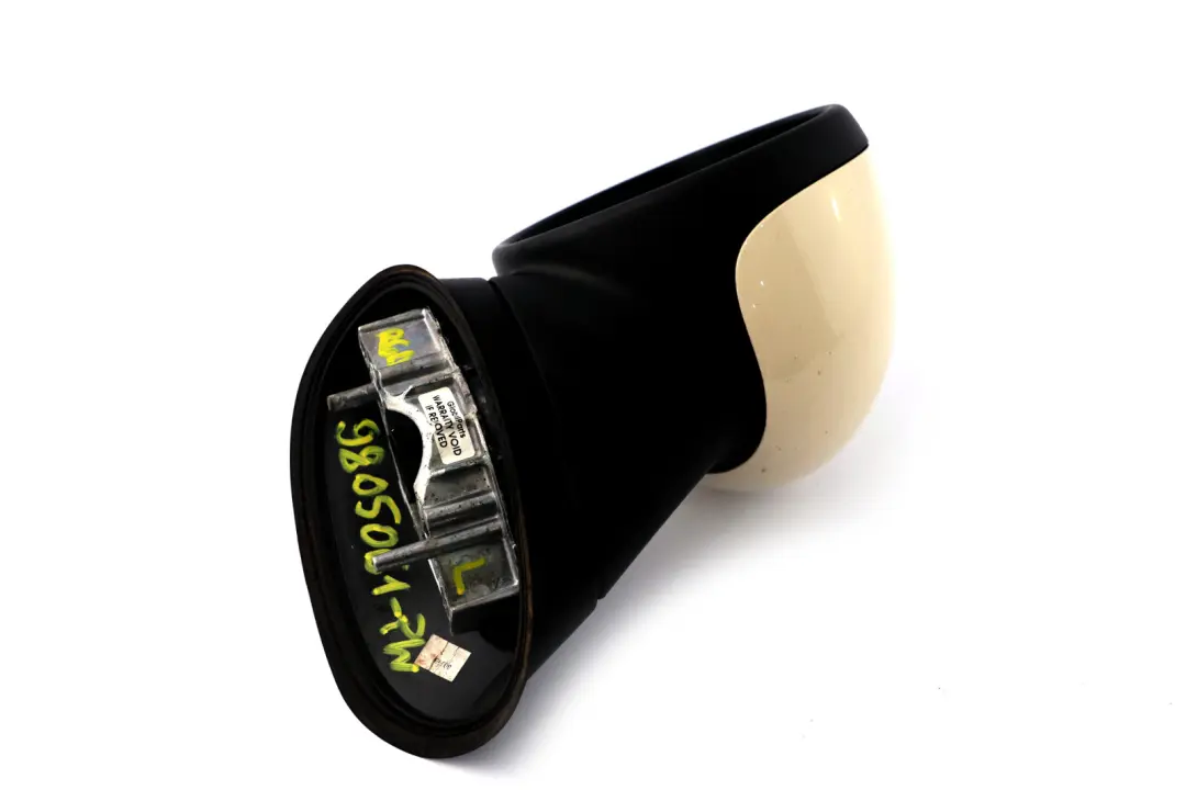 Heated Left Door Wing Mirror N/S Pepper White 850 to BMW Mini Cooper R60 R61 with Part number 9805061 BMW Mini Cooper R60 R61 Heated Left Door Wing Mirror N/S Pepper White 850 - SKU rhd-9805061-PW - Part number 9805061