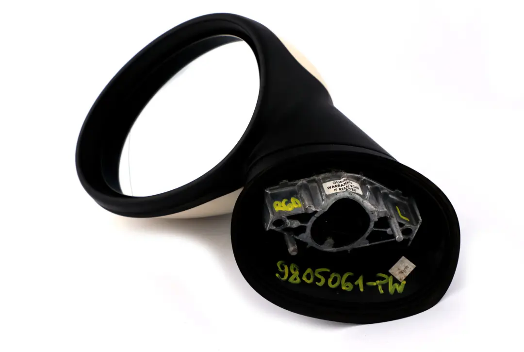 Heated Left Door Wing Mirror N/S Pepper White 850 to BMW Mini Cooper R60 R61 with Part number 9805061 BMW Mini Cooper R60 R61 Heated Left Door Wing Mirror N/S Pepper White 850 - SKU rhd-9805061-PW - Part number 9805061