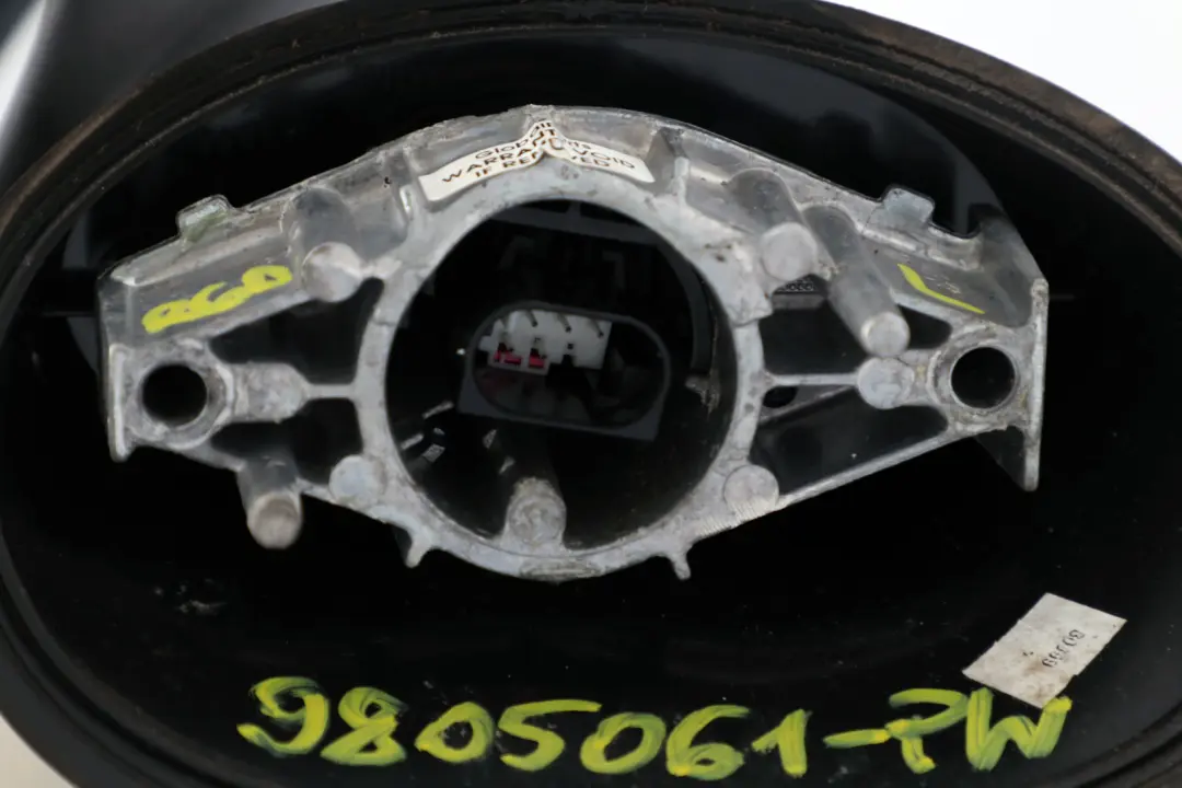 Heated Left Door Wing Mirror N/S Pepper White 850 to BMW Mini Cooper R60 R61 with Part number 9805061 BMW Mini Cooper R60 R61 Heated Left Door Wing Mirror N/S Pepper White 850 - SKU rhd-9805061-PW - Part number 9805061