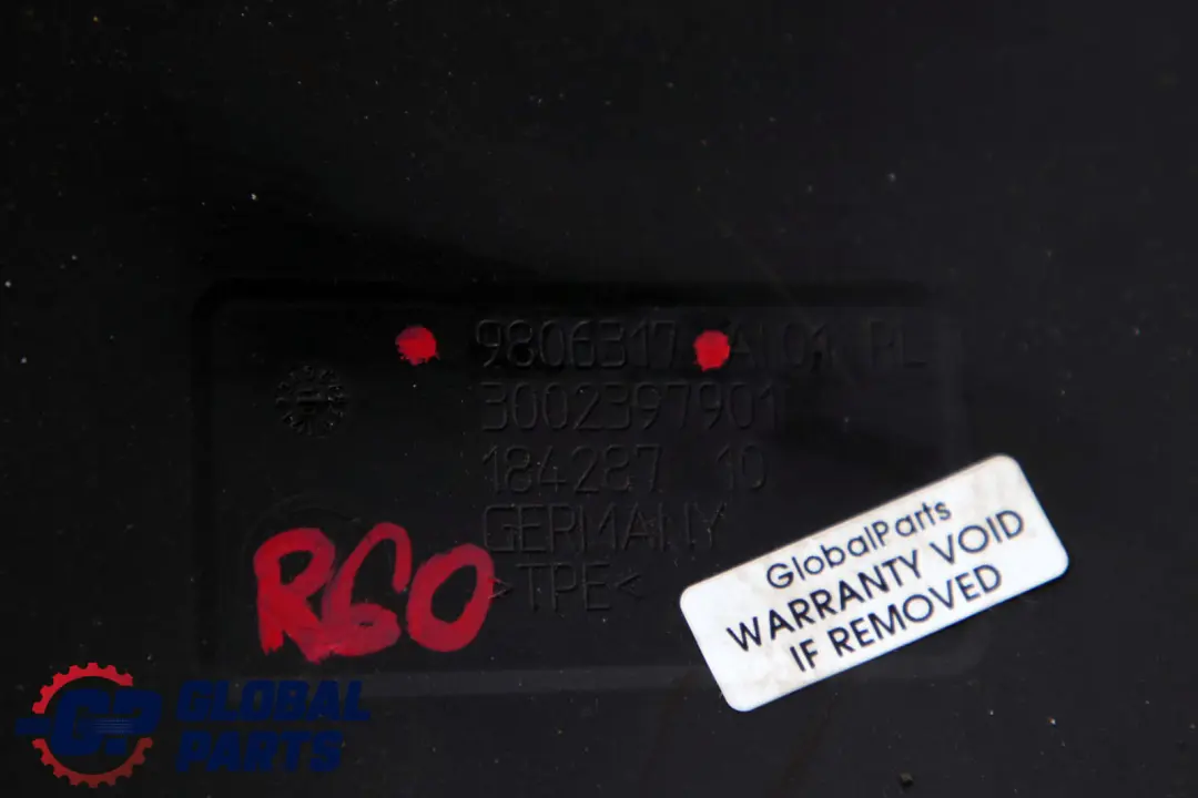 Mini R60 R61 Glove Box Rubber Insert Tray Cover - SKU rhd-9806317 - Part number 9806317