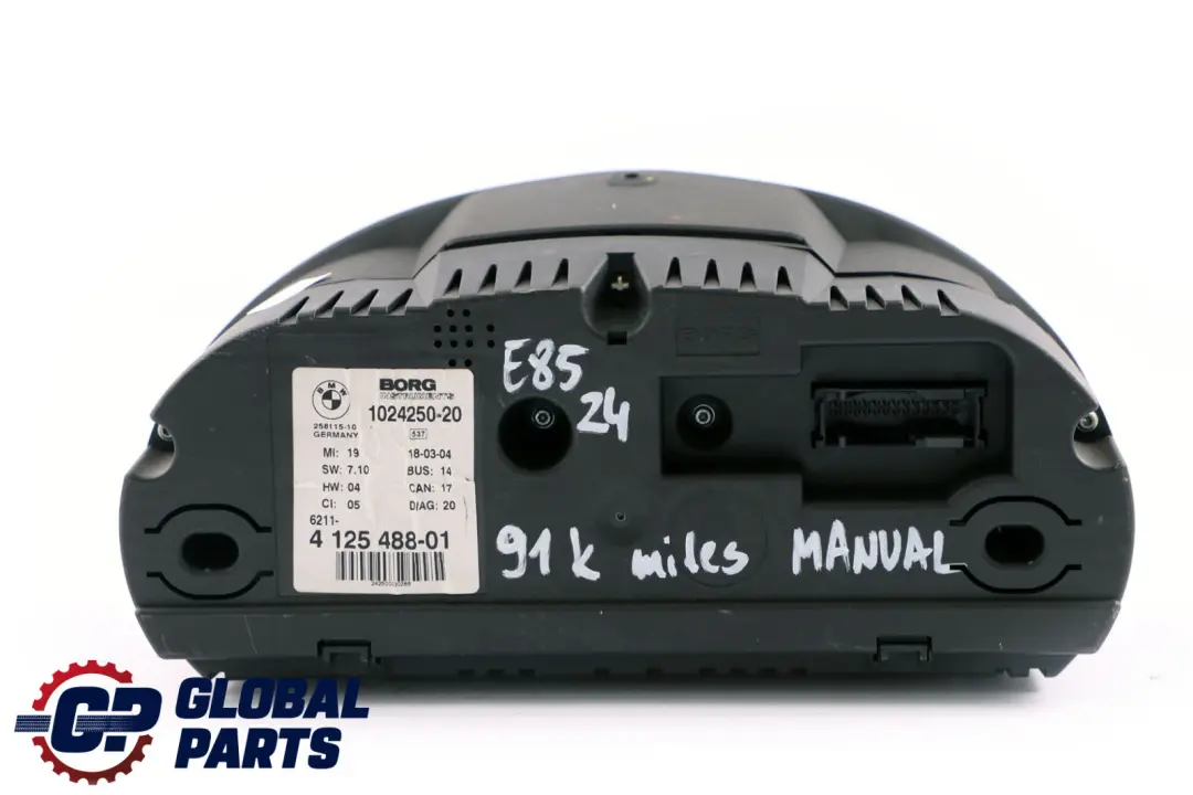 Instrument Cluster Speedo Clocks Manual 9808799 to BMW Z4 Series E85 Petrol with Part number 6928186 BMW Z4 Series E85 Petrol Instrument Cluster Speedo Clocks Manual 9808799 - SKU rhd-9808799-1 - Part number 6928186