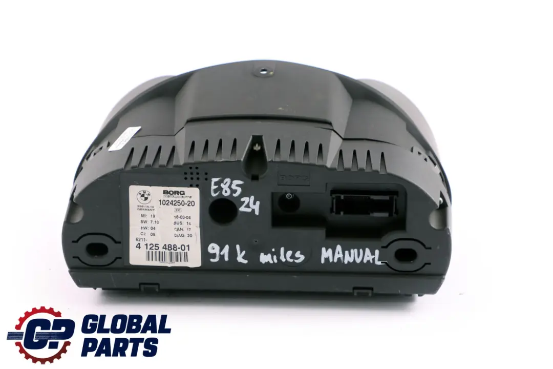 Instrument Cluster Speedo Clocks Manual 9808799 to BMW Z4 Series E85 Petrol with Part number 6928186 BMW Z4 Series E85 Petrol Instrument Cluster Speedo Clocks Manual 9808799 - SKU rhd-9808799-1 - Part number 6928186