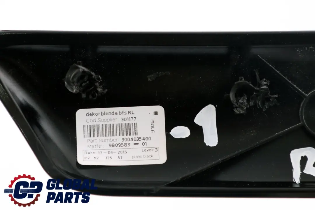 Decor Trim Instrument Panel Passenger Side Left N/S to BMW Mini 1 Countryman R60 with Part number 9809583 BMW Mini 1 Countryman R60 Decor Trim Instrument Panel Passenger Side Left N/S - SKU rhd-9809583-1 - Part number 9809583