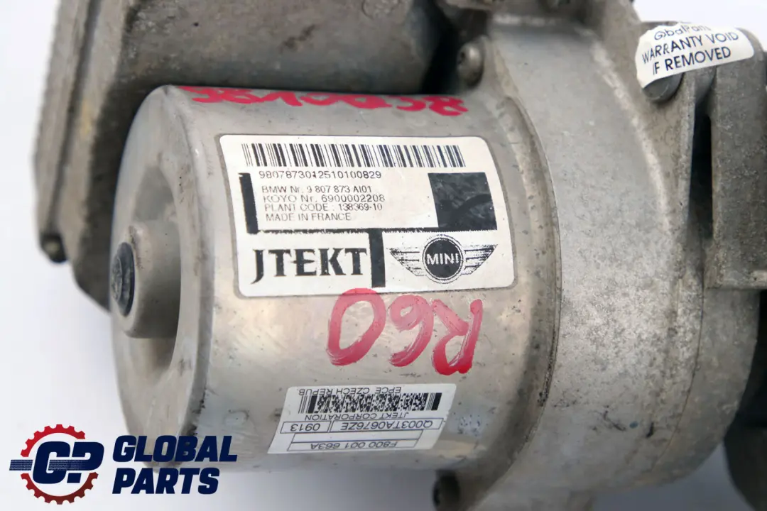 Steering Rack Box Gear 9807873 to Mini Countryman R60 Cooper Electric Power with Part number 9810038 Mini Countryman R60 Cooper Electric Power Steering Rack Box Gear 9807873 - SKU rhd-9810038 - Part number 9810038