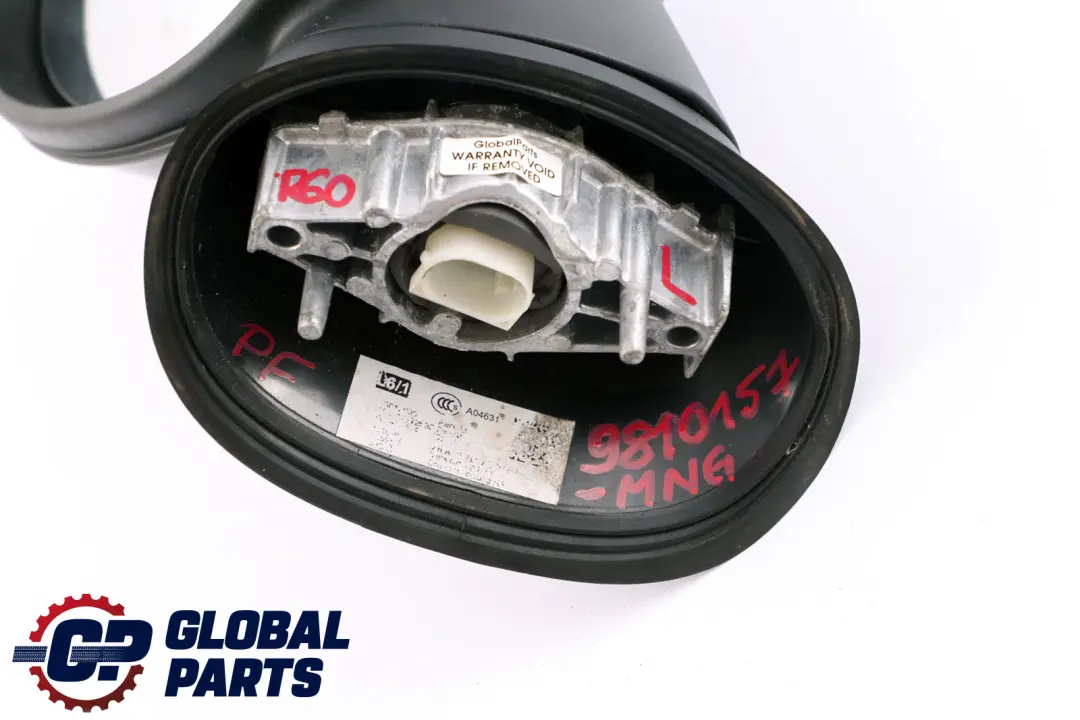 Heated Power Fold Left Door Wing Mirror N/S Midnight Grey C12 to BMW Mini R60 R61 with Part number 9810157 BMW Mini R60 R61 Heated Power Fold Left Door Wing Mirror N/S Midnight Grey C12 - SKU rhd-9810157-MNG - Part number 9810157