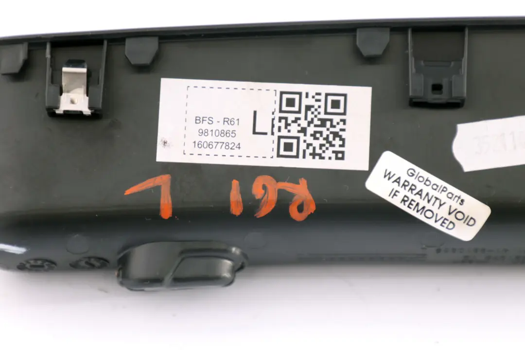 Mini Paceman R61 Window Lifter Switch Chrome Left N/S 9354859 - SKU rhd-9810865 - Part number 9124925