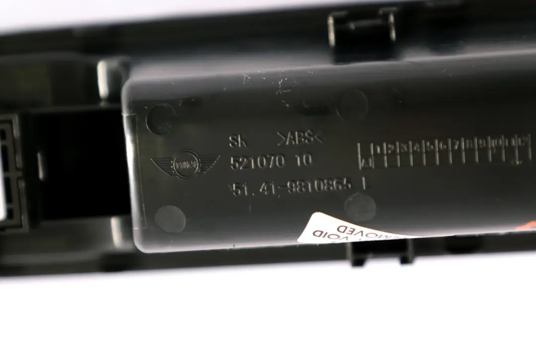 Mini Paceman R61 Window Lifter Switch Chrome Left N/S 9354859 - SKU rhd-9810865 - Part number 9124925