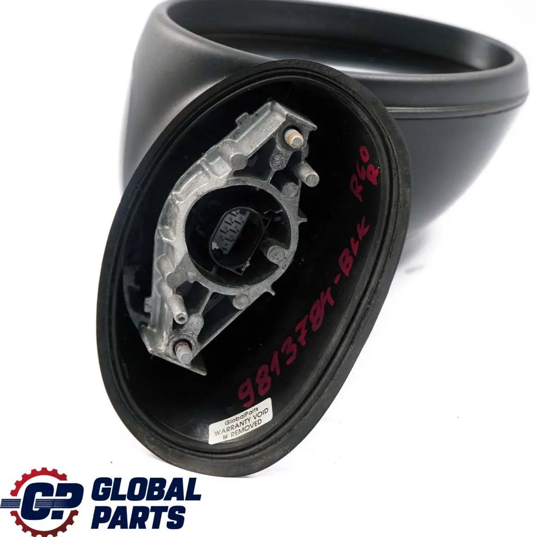 Heated Power Fold Right Outside Door Wing Mirror O/S Black to Mini R60 R61 with Part number 9813784 Mini R60 R61 Heated Power Fold Right Outside Door Wing Mirror O/S Black - SKU rhd-9813784-BLK - Part number 9813784