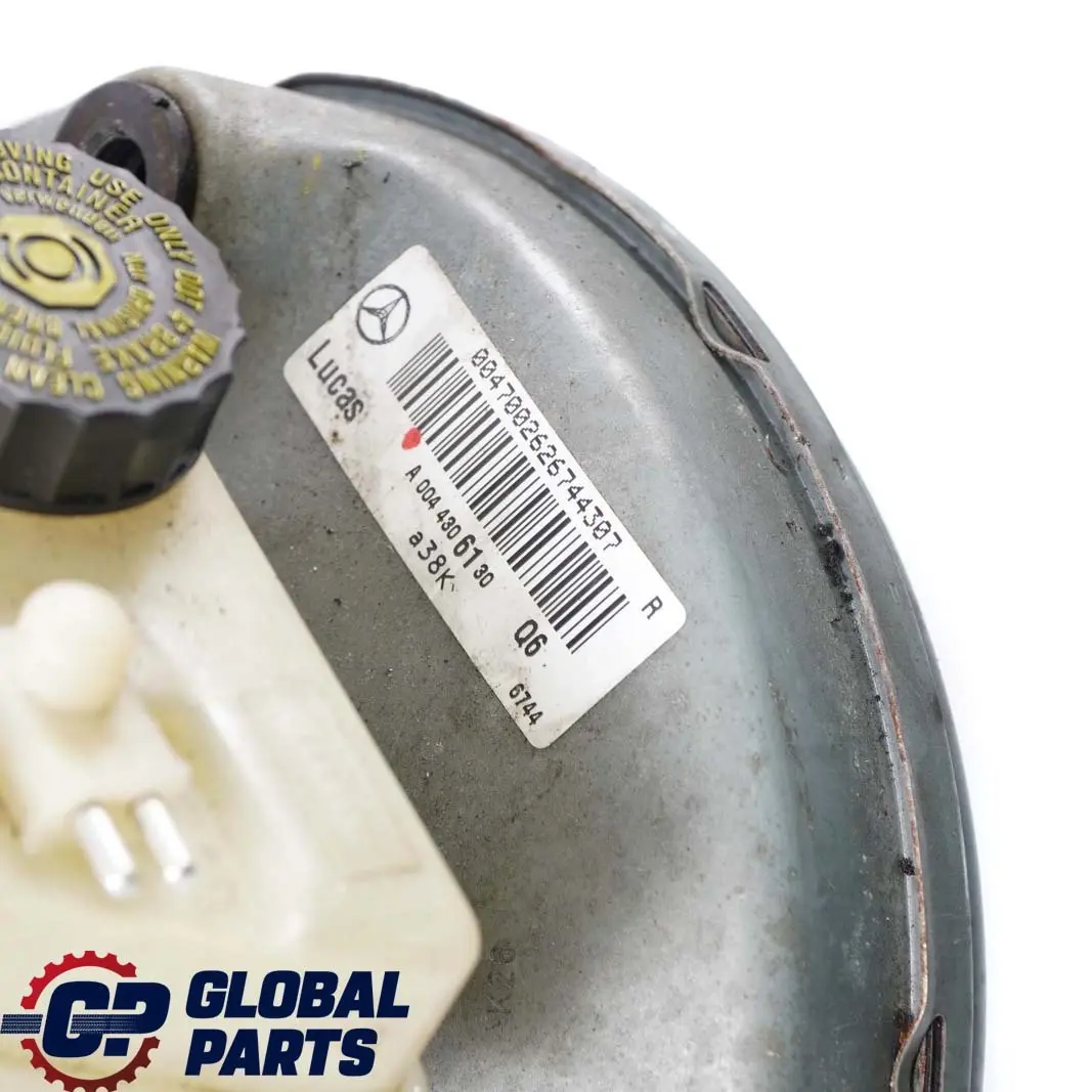 Mercedes-Benz C CLK W202 W208 Brake Booster Servo Master Cylinder to with Part number A0044306130 Mercedes-Benz C CLK W202 W208 Brake Booster Servo Master Cylinder - SKU rhd-A0044306130 - Part number A0044306130