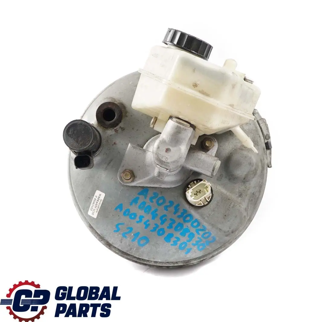 Mercedes-Benz E-Class W210 Brake Booster Servo Master Cylinder to with Part number A0044308930 Mercedes-Benz E-Class W210 Brake Booster Servo Master Cylinder - SKU rhd-A0044308930 - Part number A0044308930