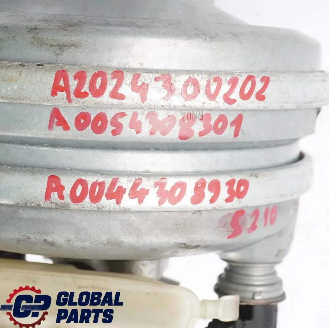 Mercedes-Benz E-Class W210 S210 Brake Booster Servo Master Cylinder to with Part number A0054303330 Mercedes-Benz E-Class W210 S210 Brake Booster Servo Master Cylinder - SKU rhd-A0054303330 - Part number A0054303330