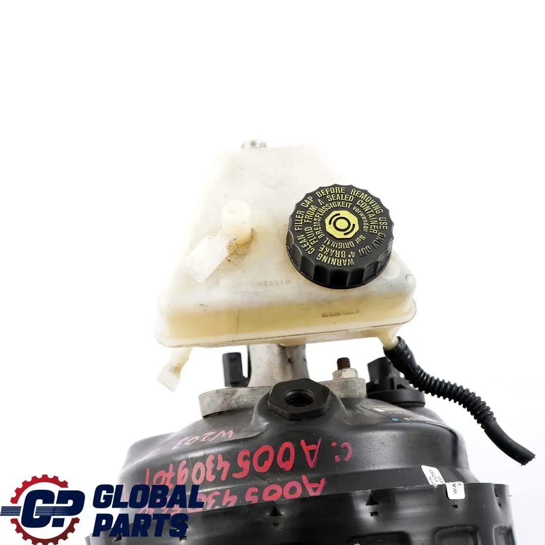 Mercedes-Benz C CLK Class W203 C209 Brake Servo Master Cylinder A0054309630 to with Part number A0054309701 Mercedes-Benz C CLK Class W203 C209 Brake Servo Master Cylinder A0054309630 - SKU rhd-A0054309701-1 - Part number A0054309701