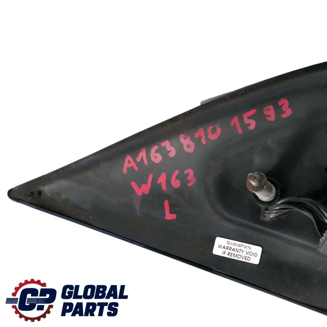  Mercedes-Benz M ML W163 Left N/S Base Wing Mirror Power Fold Memory - SKU rhd-A1638101593 - Part number A1638101593