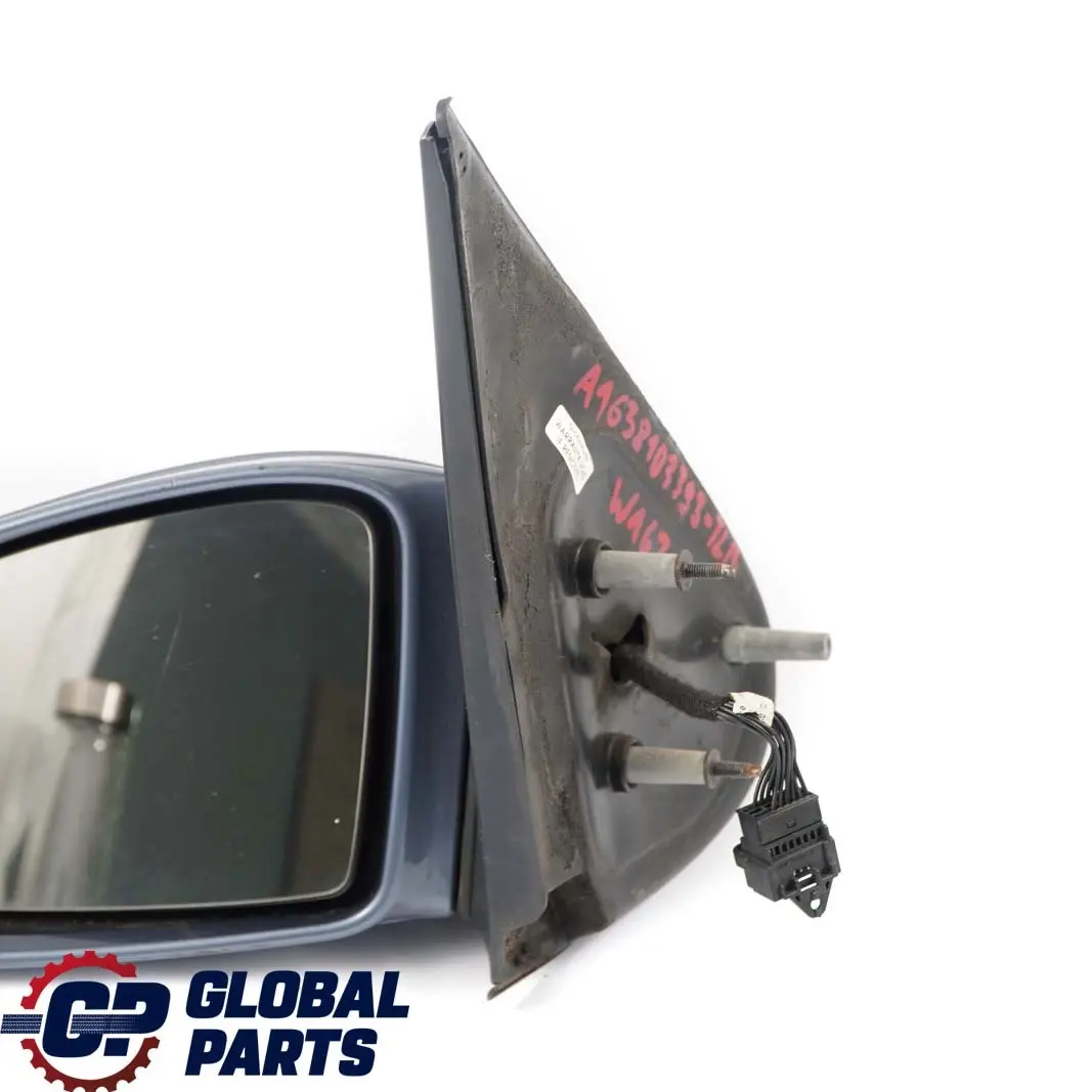  Mercedes-Benz M ML W163 Left N/S Wing Door Mirror Folding Teallite Blue 353 - SKU rhd-A1638103393-TLB - Part number A1638103393