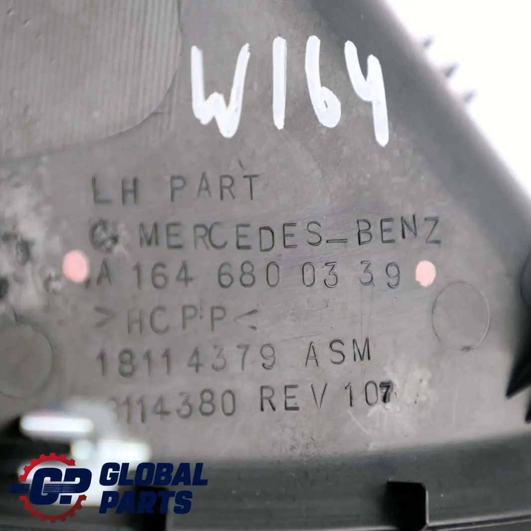 Mercedes-Benz M-Class ML W164 Left N/S Dashboard Cover Panel Trim to with Part number A1646800339 Mercedes-Benz M-Class ML W164 Left N/S Dashboard Cover Panel Trim - SKU rhd-A1646800339 - Part number A1646800339