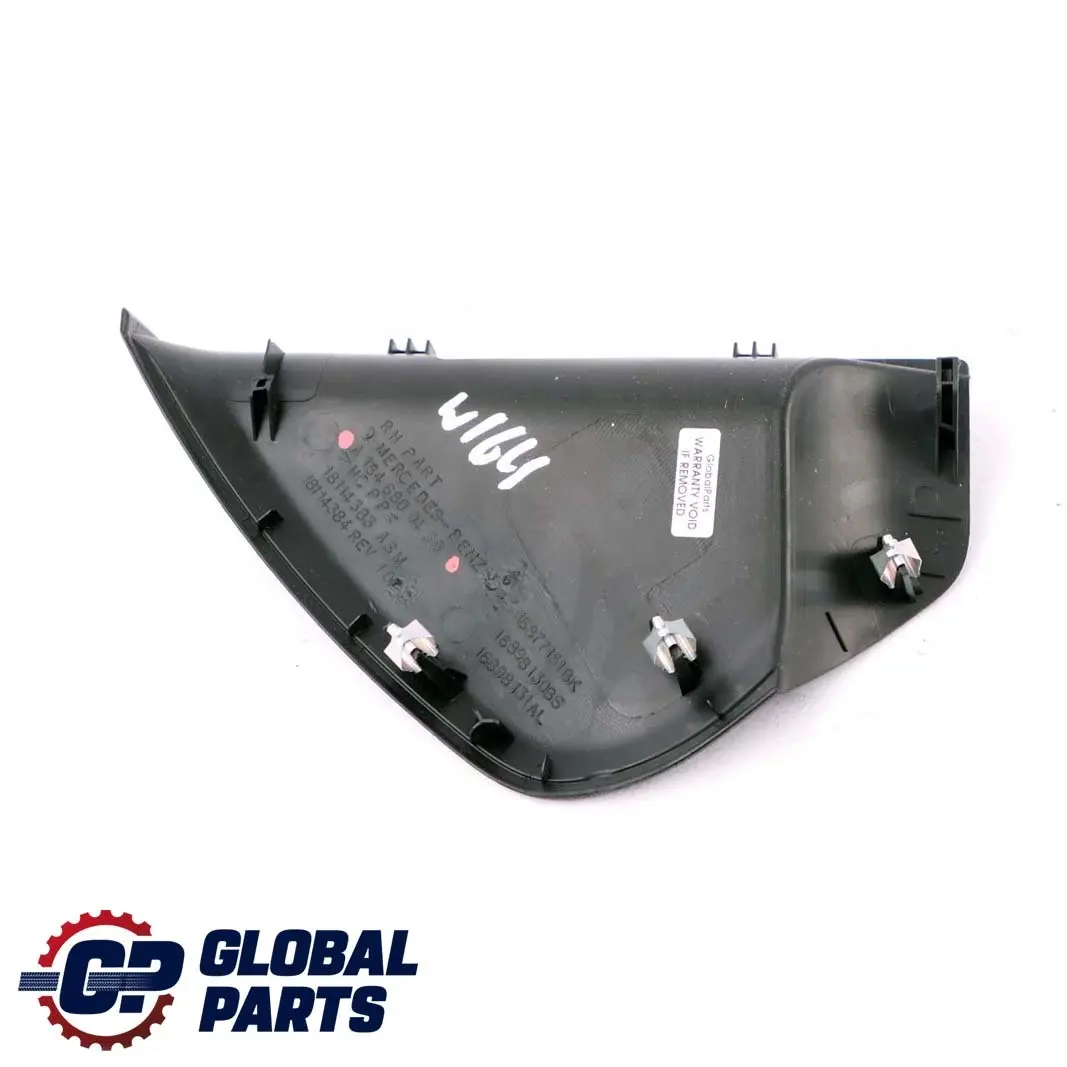 Right O/S Dashboard Cover Panel Trim to Mercedes W164 with Part number A1646800439 Mercedes W164 Right O/S Dashboard Cover Panel Trim - SKU rhd-A1646800439 - Part number A1646800439
