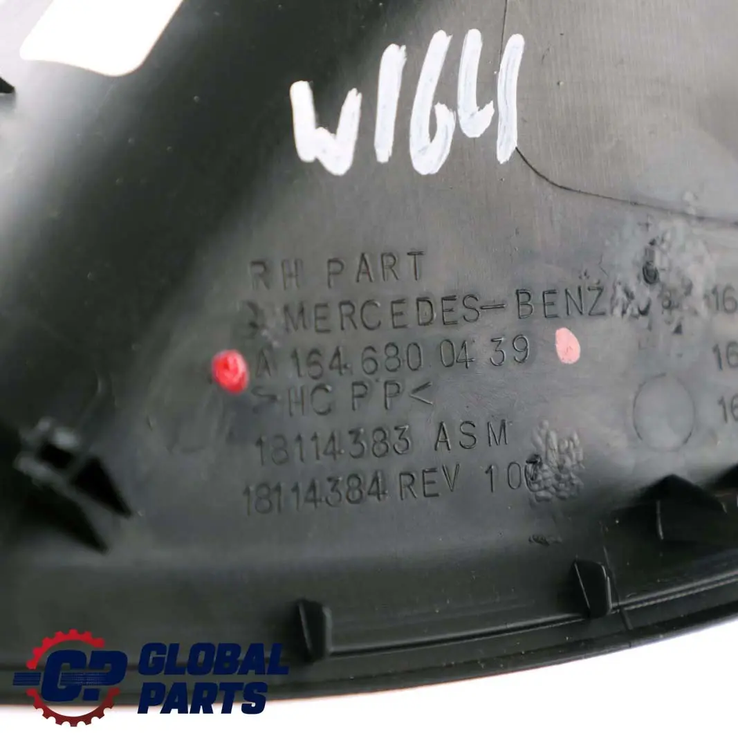 Mercedes W164 Right O/S Dashboard Cover Panel Trim - SKU rhd-A1646800439 - Part number A1646800439