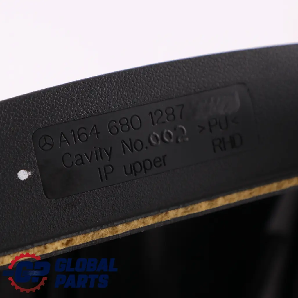 Dashboard Dash Instrument Cover Panel Black to Mercedes ML W164 with Part number A1646803287 Mercedes ML W164 Dashboard Dash Instrument Cover Panel Black - SKU rhd-A1646803287 - Part number A1646803287