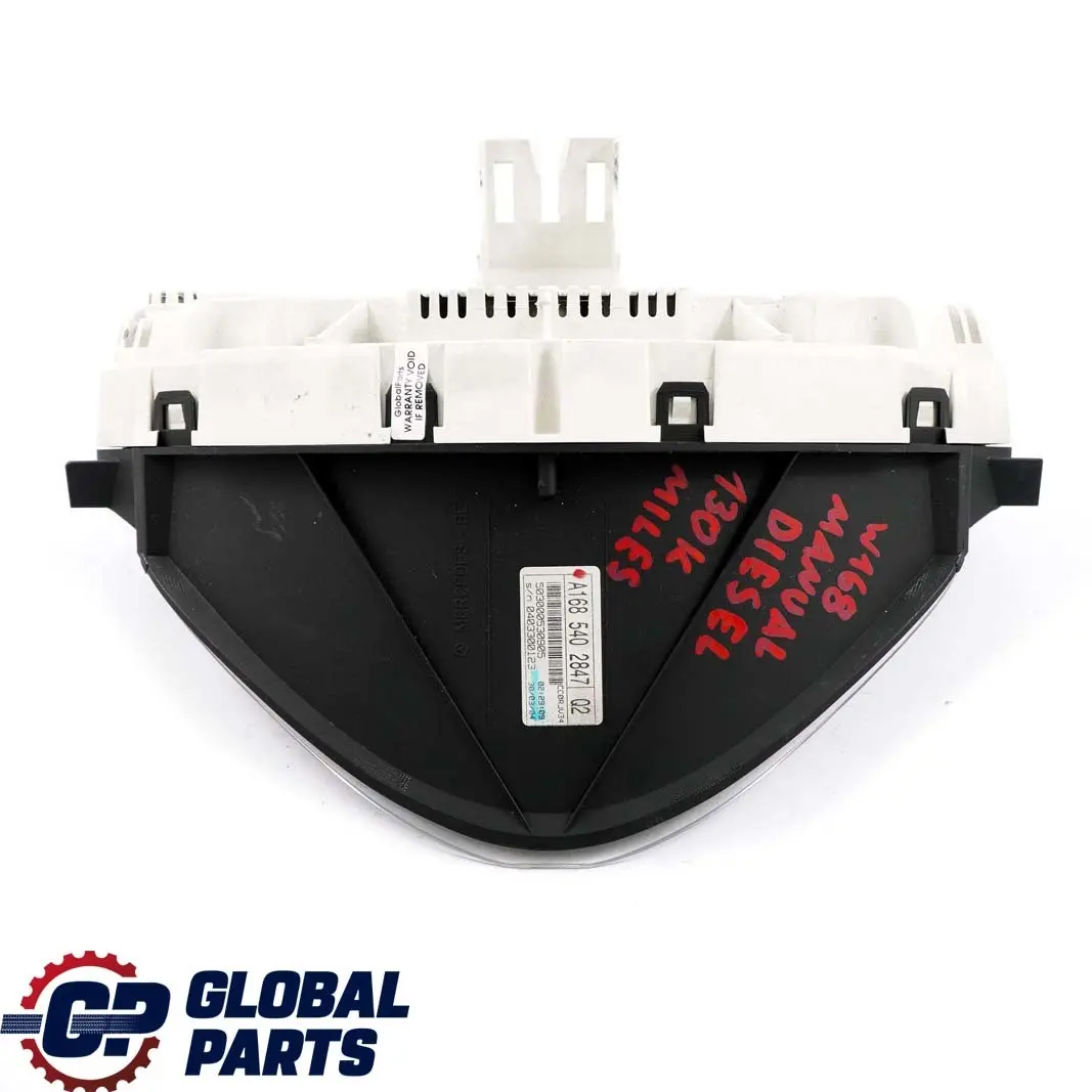  Mercedes-Benz A W168 Diesel Instrument Cluster Speedo Clocks Manual - SKU rhd-A1685402847 - Part number A1685402847