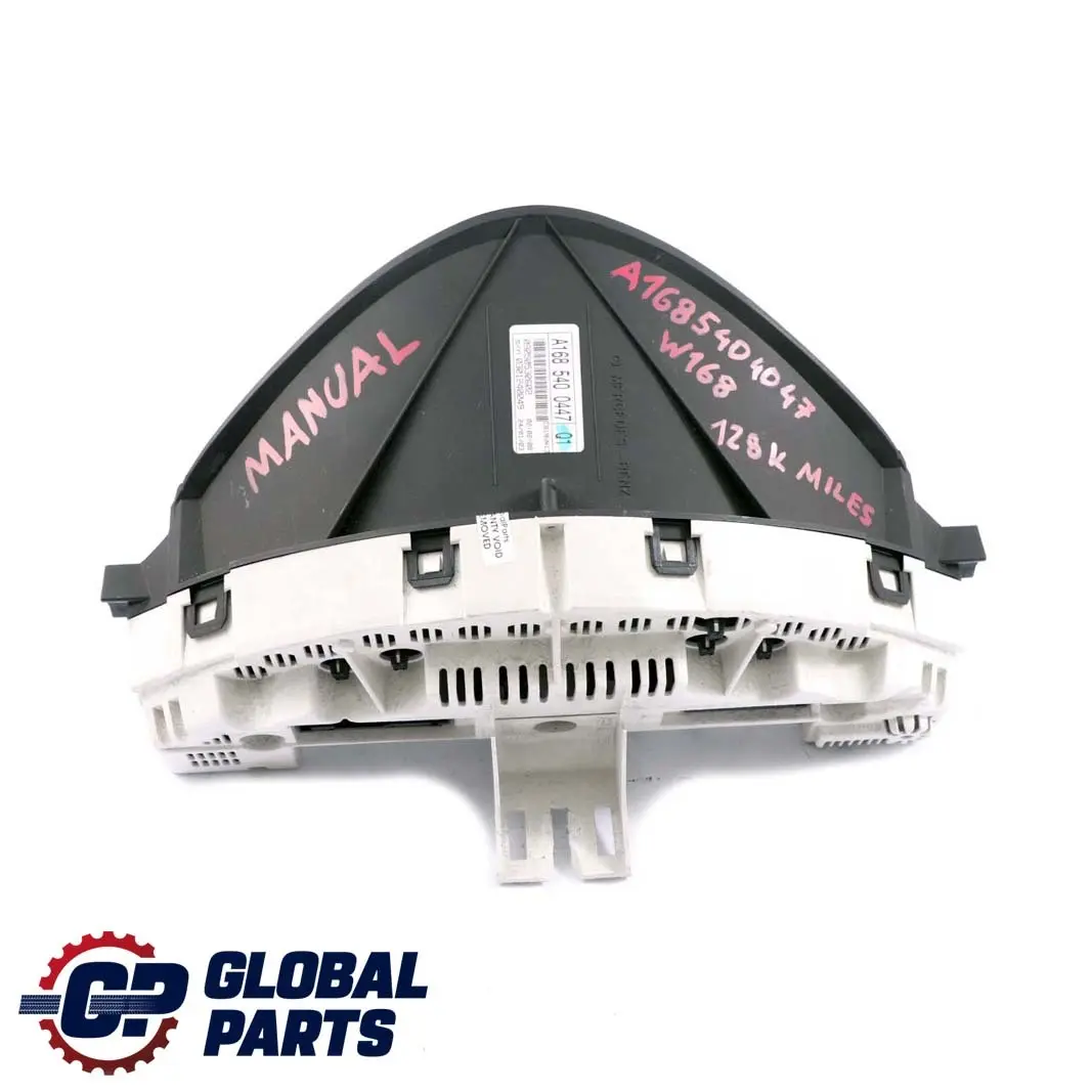 Mercedes-Benz A-Class W168 Instrument Cluster Speedo Clocks Manual to with Part number A1685400447 Mercedes-Benz A-Class W168 Instrument Cluster Speedo Clocks Manual - SKU rhd-A1685404047 - Part number A1685400447