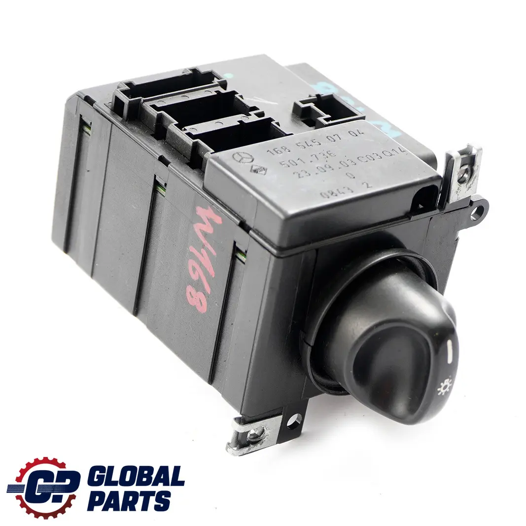 Mercedes-Benz A-Class W168 Headlight Switch Control Unit Button to with Part number A1685450704 Mercedes-Benz A-Class W168 Headlight Switch Control Unit Button - SKU rhd-A1685450704 - Part number A1685450704