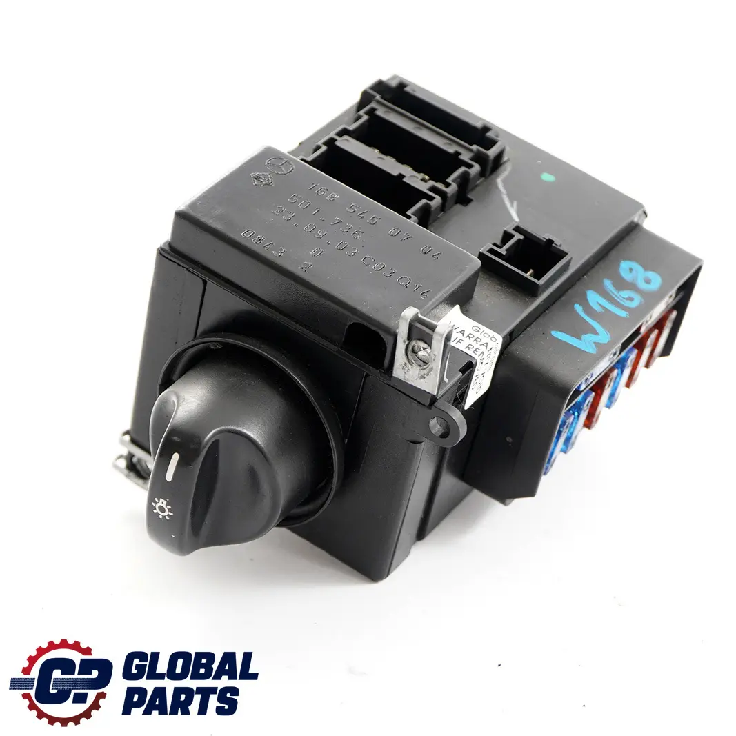 Mercedes-Benz A-Class W168 Headlight Switch Control Unit Button to with Part number A1685450704 Mercedes-Benz A-Class W168 Headlight Switch Control Unit Button - SKU rhd-A1685450704 - Part number A1685450704
