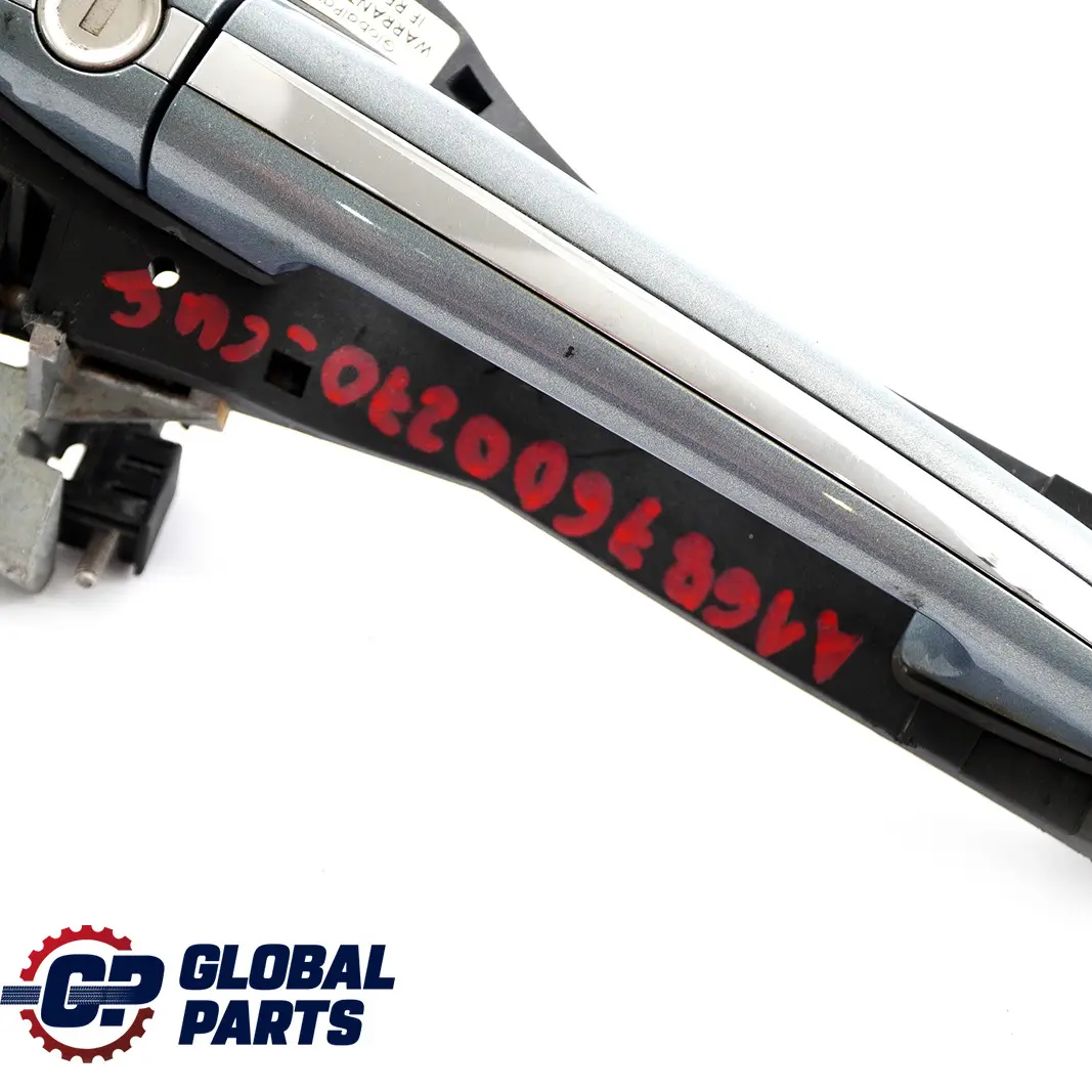 Mercedes-Benz A-Class W168 Rear Left Right Handle Door Cumulus Grey - 757 to with Part number A1687600270 Mercedes-Benz A-Class W168 Rear Left Right Handle Door Cumulus Grey - 757 - SKU rhd-A1687600270-CUG - Part number A1687600270