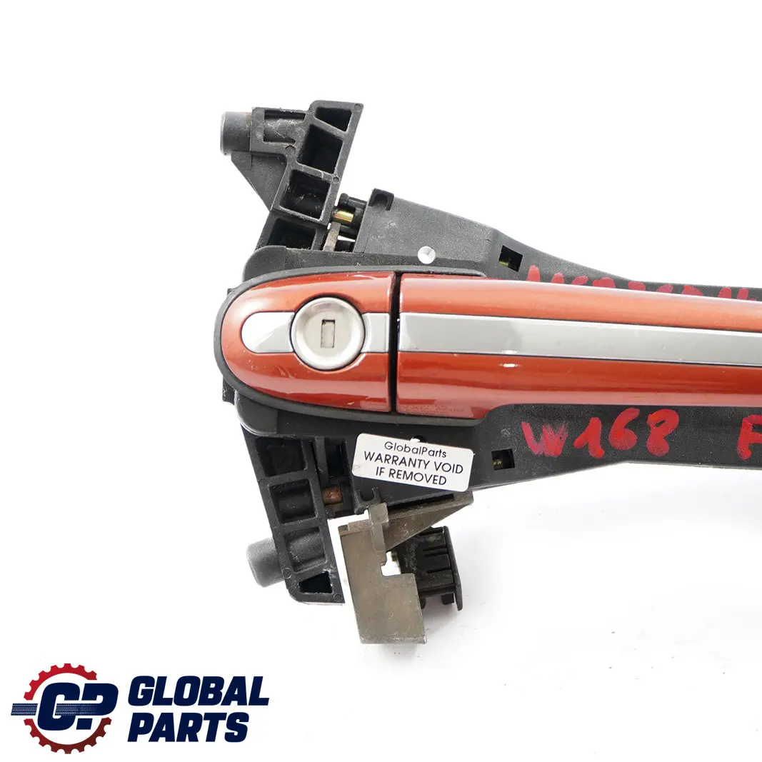 Mercedes-Benz A-Class W168 Front Right Door O/S Handle Mica Coral Orange 490 to with Part number A1687601434 Mercedes-Benz A-Class W168 Front Right Door O/S Handle Mica Coral Orange 490 - SKU rhd-A1687601434-COR - Part number A1687601434
