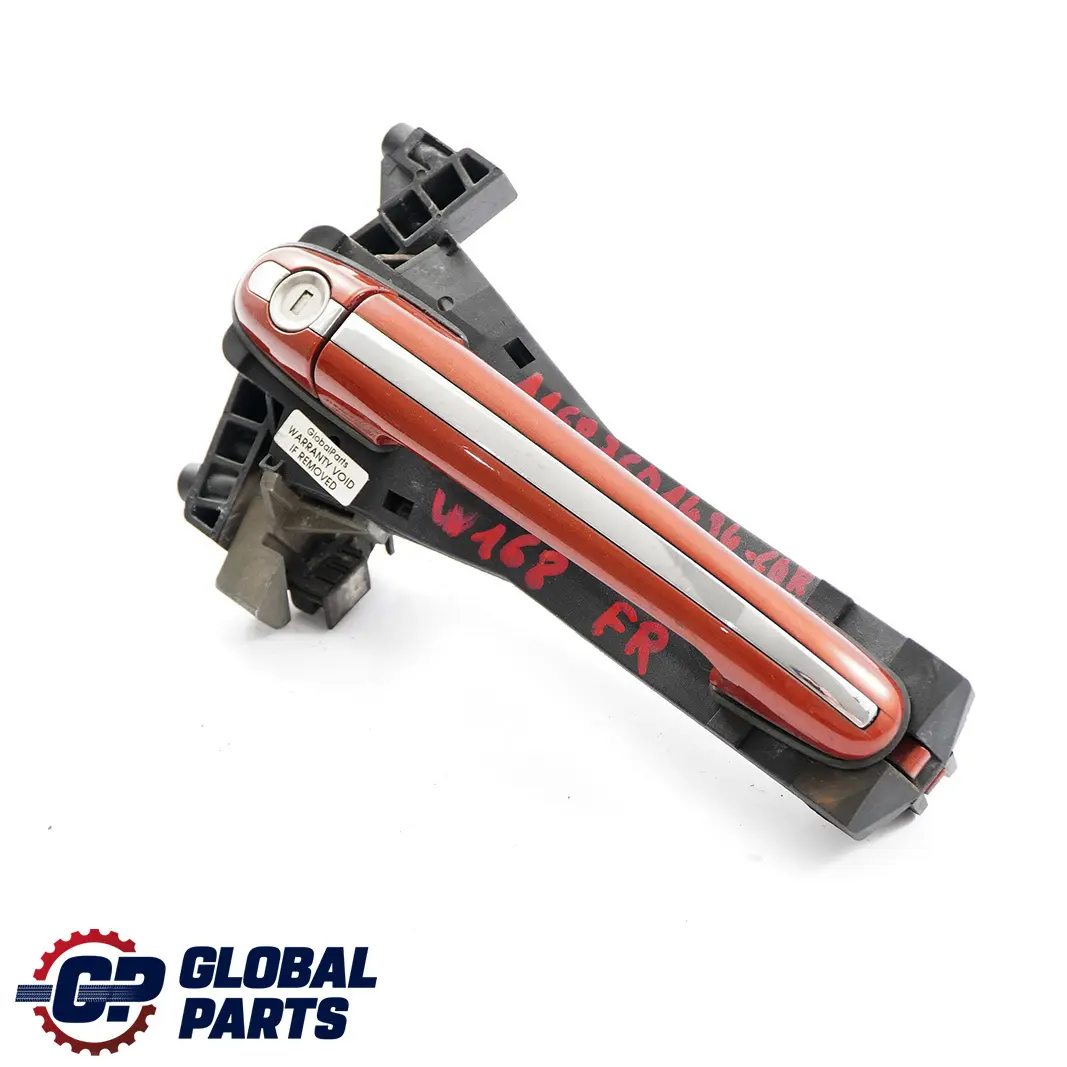 Mercedes-Benz A-Class W168 Front Right Door O/S Handle Mica Coral Orange 490 to with Part number A1687601434 Mercedes-Benz A-Class W168 Front Right Door O/S Handle Mica Coral Orange 490 - SKU rhd-A1687601434-COR - Part number A1687601434