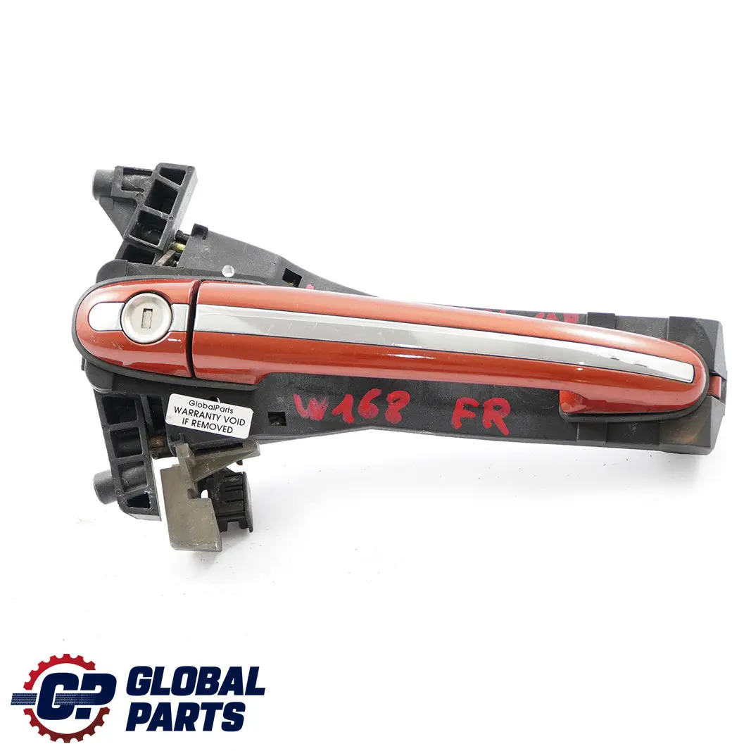 Mercedes-Benz A-Class W168 Front Right Door O/S Handle Mica Coral Orange 490 to with Part number A1687601434 Mercedes-Benz A-Class W168 Front Right Door O/S Handle Mica Coral Orange 490 - SKU rhd-A1687601434-COR - Part number A1687601434