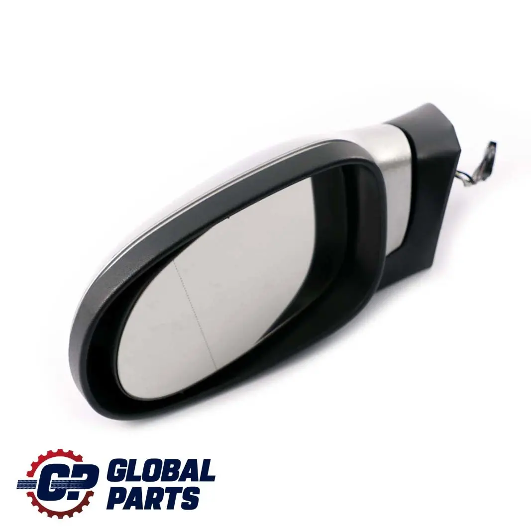 Left N/S Wing Door Mirror Polar Silver Metallic 761 to Mercedes A-Class W168 with Part number A1688100176 Mercedes A-Class W168 Left N/S Wing Door Mirror Polar Silver Metallic 761 - SKU rhd-A1688100176-PS - Part number A1688100176