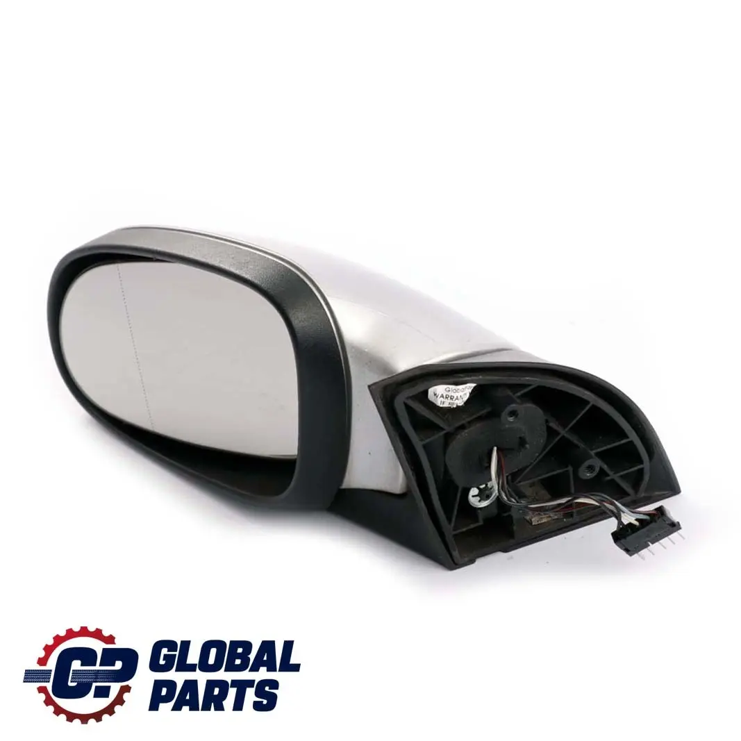 Left N/S Wing Door Mirror Polar Silver Metallic 761 to Mercedes A-Class W168 with Part number A1688100176 Mercedes A-Class W168 Left N/S Wing Door Mirror Polar Silver Metallic 761 - SKU rhd-A1688100176-PS - Part number A1688100176