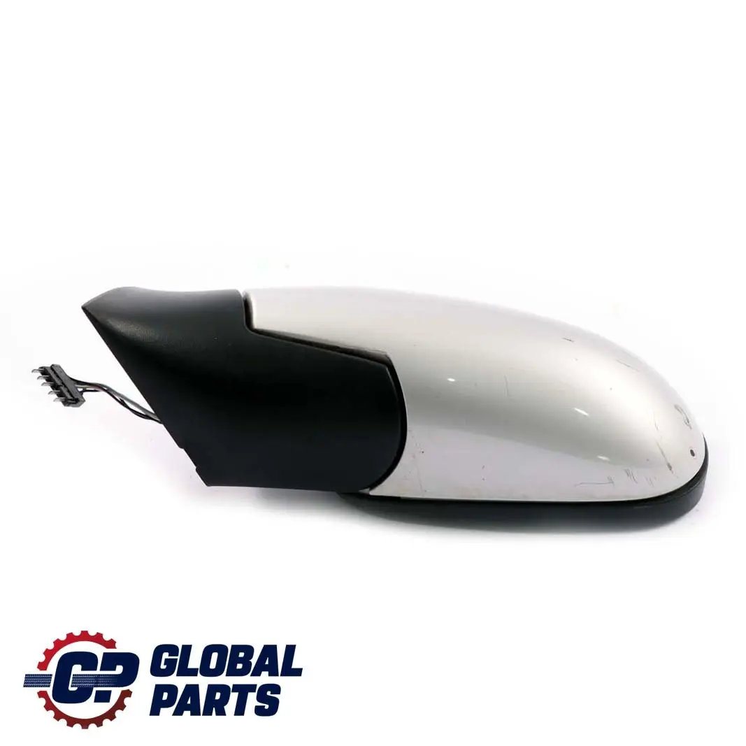 Left N/S Wing Door Mirror Polar Silver Metallic 761 to Mercedes A-Class W168 with Part number A1688100176 Mercedes A-Class W168 Left N/S Wing Door Mirror Polar Silver Metallic 761 - SKU rhd-A1688100176-PS - Part number A1688100176