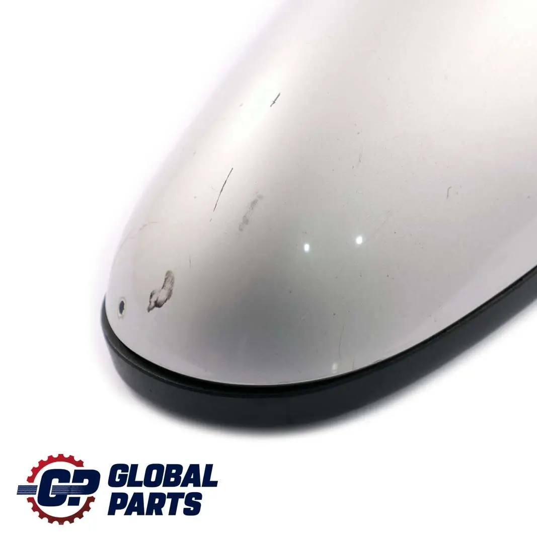 Left N/S Wing Door Mirror Polar Silver Metallic 761 to Mercedes A-Class W168 with Part number A1688100176 Mercedes A-Class W168 Left N/S Wing Door Mirror Polar Silver Metallic 761 - SKU rhd-A1688100176-PS - Part number A1688100176