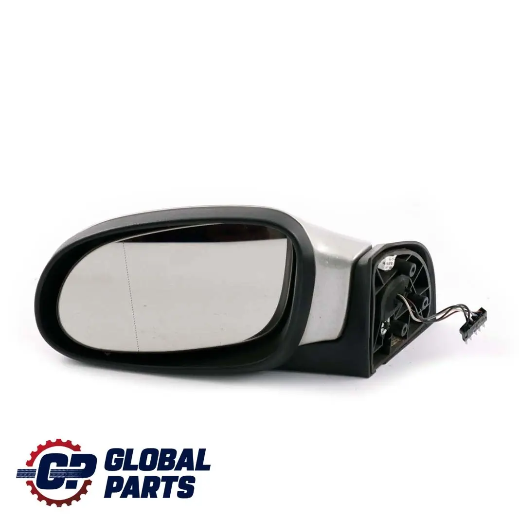 Left N/S Wing Door Mirror Polar Silver Metallic 761 to Mercedes A-Class W168 with Part number A1688100176 Mercedes A-Class W168 Left N/S Wing Door Mirror Polar Silver Metallic 761 - SKU rhd-A1688100176-PS - Part number A1688100176