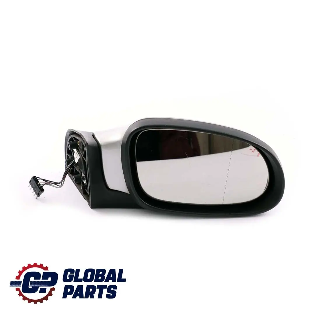 Right O/S Wing Door Mirror Polar Silver Metallic 761 to Mercedes A-Class W168 with Part number A1688100276 Mercedes A-Class W168 Right O/S Wing Door Mirror Polar Silver Metallic 761 - SKU rhd-A1688100276-PS - Part number A1688100276