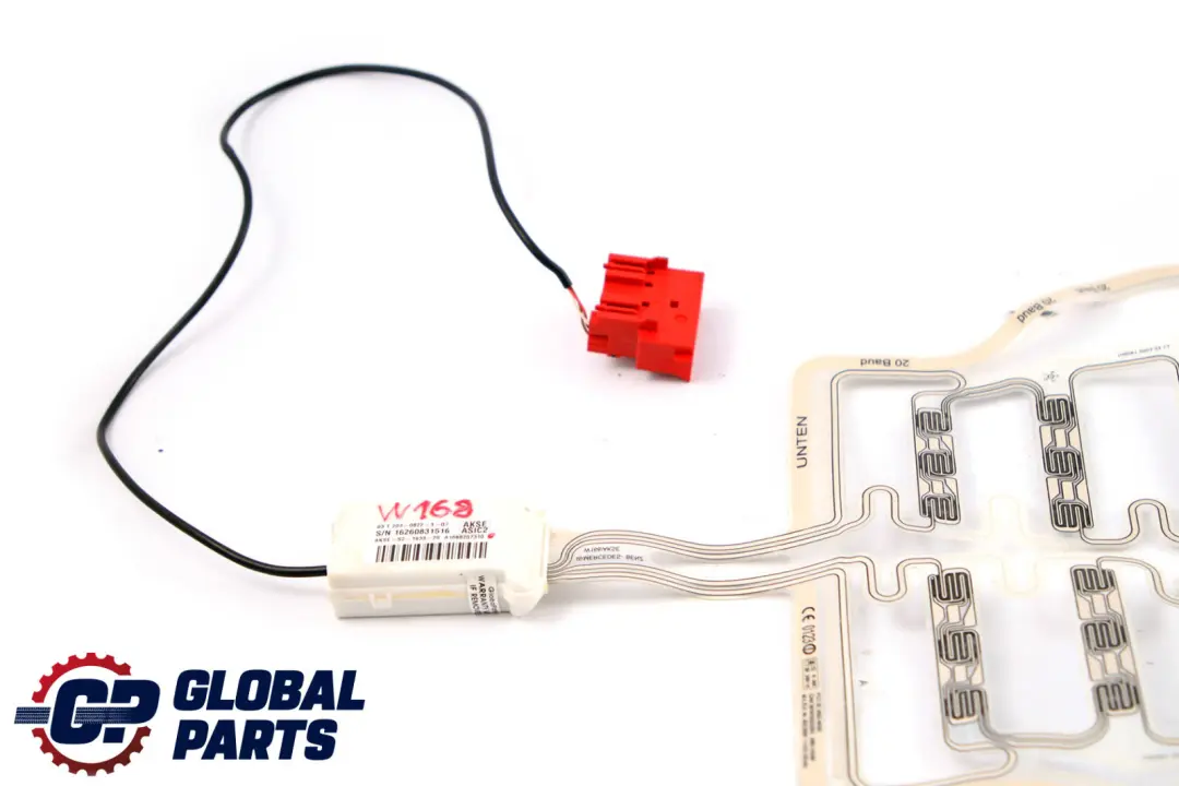 Sensor Estera Asiento Ocupación Reconocimiento para Mercedes W168 con número de pieza A1688207310 Mercedes W168 Sensor Estera Asiento Ocupación Reconocimiento - SKU A1688207310 - Número de pieza A1688207310