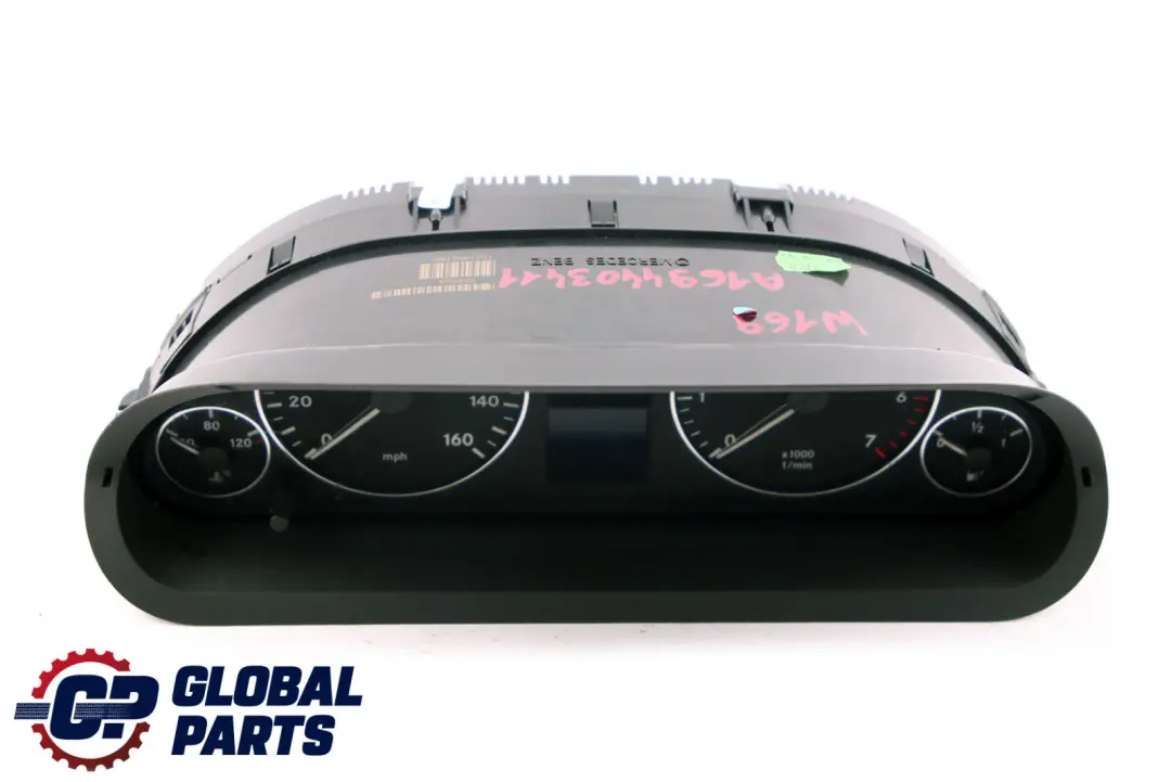 Instrument Cluster Speedo Clocks MPH Manual to Mercedes A-Class W169 with Part number A1694403411 Mercedes A-Class W169 Instrument Cluster Speedo Clocks MPH Manual - SKU rhd-A1694403411 - Part number A1694403411