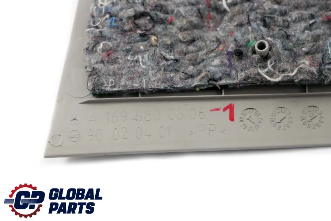 Class W169 W245 Right Front Kick Panel Trim Cover Grey to Mercedes A B with Part number A1696800606 Mercedes A B Class W169 W245 Right Front Kick Panel Trim Cover Grey - SKU rhd-A1696800606-1 - Part number A1696800606