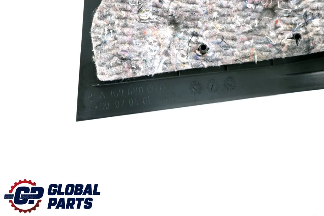 Class W169 W245 Right O/S Front Kick Panel Trim Cover to Mercedes A B with Part number A1696800606 Mercedes A B Class W169 W245 Right O/S Front Kick Panel Trim Cover - SKU rhd-A1696800606 - Part number A1696800606